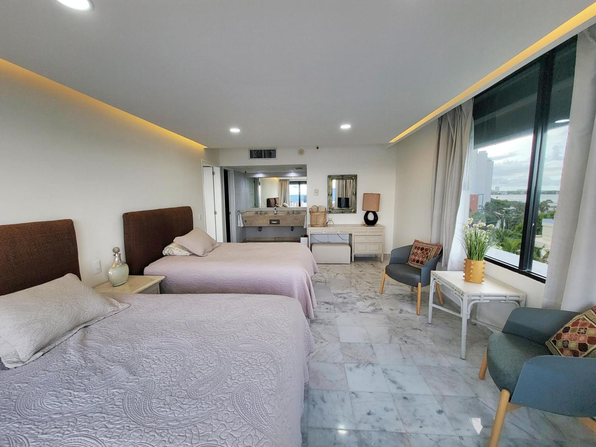 Beachfront Getaway Condo Cancún Exterior foto