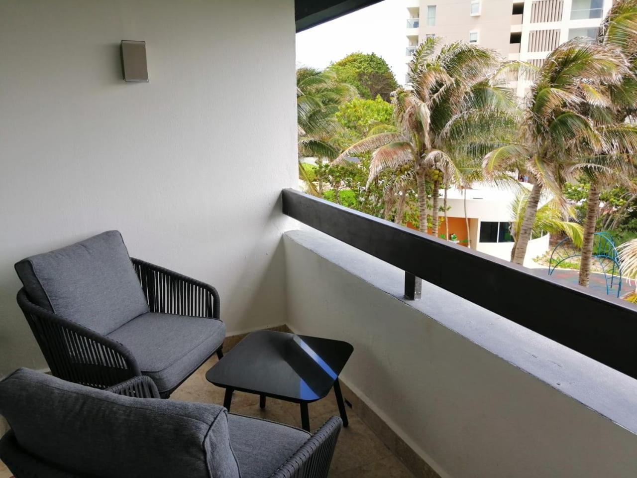 Beachfront Getaway Condo Cancún Zimmer foto