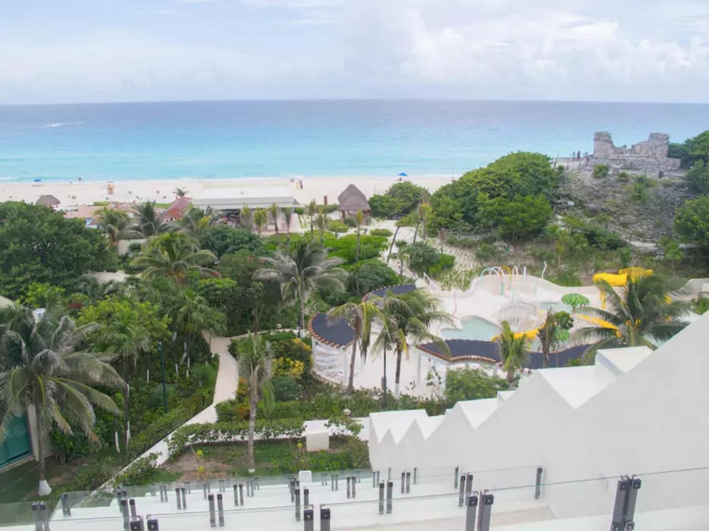 Beachfront Getaway Condo Cancún Zimmer foto